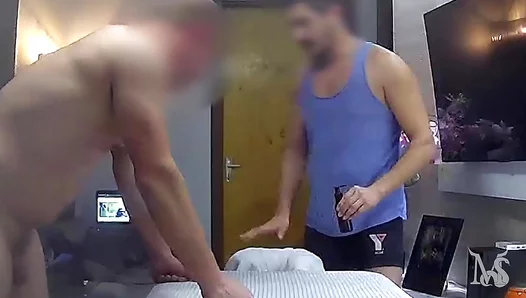 Sensual Massage Turns Steamy as Hung Stud Devours Tight Boys Throating Cock – NaughtyLads