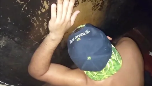 Brazilian Steam Room Blowouts: Thick Dicks Drench Faces in Slick, Uninhibited Orgy