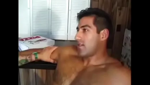 Muscle Titans Unleash Fury: Anthony Mengetti and Max Grands Intense, Sweaty Gay Threeway