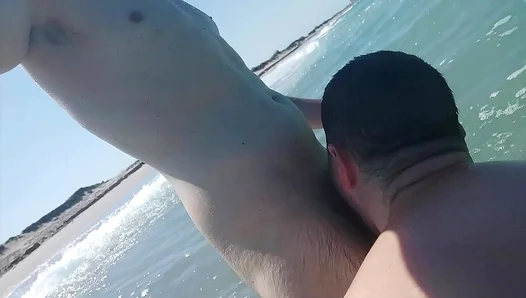 Sweaty Skin on Sun-Kissed Sand: Twink Beach Romp Ends in Lewd Coupling – TinyGays 18+