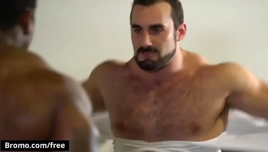 Muscular Stud Dominates Hungry Hunk in Intense, Gritty Anal Threeway – Bromo