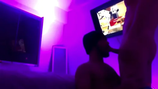 Cousins Unexpected Visit Ignites Steamy Solo Show of Lustful Big Dick Pleasure