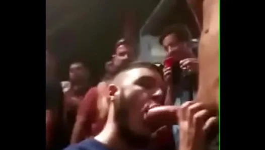 Steamy House Party Blowout: Amateur Stud Sucks Hard Outdoors