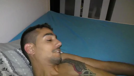 Israeli Muscle God Unleashes Thick Israeli Cock in Sizzling Solo Jerk Session