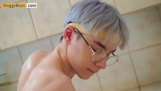 Glistening Teen Idol Karol Gajdas Enjoys a Sizzling Solo in the Steamy Shower – 18+