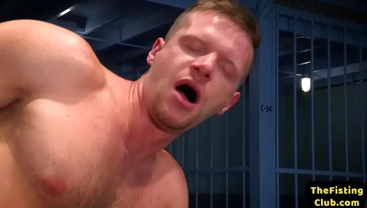 Tattooed Hunk Gags on Thick Cock While Rough-Fisted Muscle Boy Takes Control – CoreGayX
