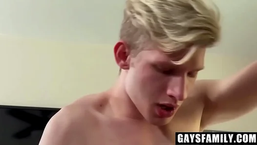 Stepdads Thick Shaft Devours Stepsons Aching Hole - GaysFamily