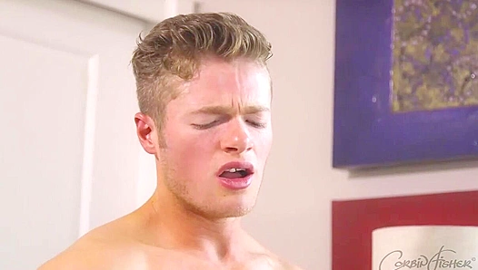 Zanders Raw Power: Andy Moans for More as Zander Pounds His Hungry Hole on the Bed –