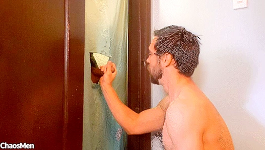 Michaels Hot Glory Hole Threesome Escapade at Home – ChaosMen