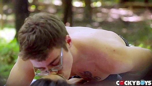 Nico Leon Devours Blake Mitchells Thick Meat in a Wild Woodland Threesome Rampage –