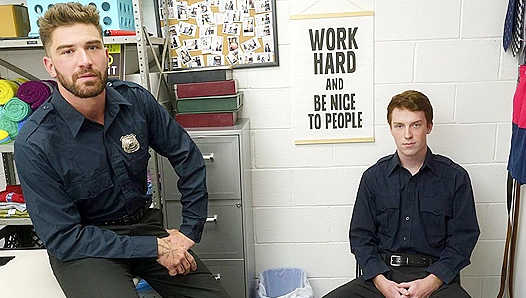 Steamy Police Patrol: Chris Sebastian Catches and Craves Naughty Boys - Explicit Security