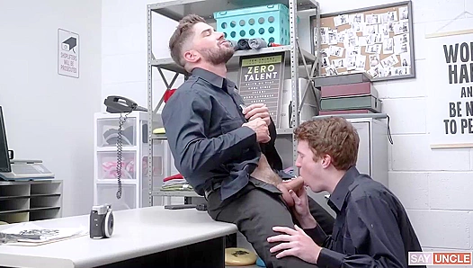 Steamy Police Patrol: Chris Sebastian Catches and Craves Naughty Boys - Explicit Security