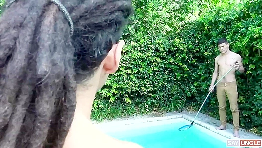 Latino Lust Ignites by the Pool: Gusti Cain Goes Hard