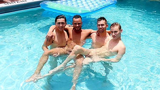 Poolside Rendezvous: Javier and Mikes Steamy Spring Break Screw Session – GayPornX 18+