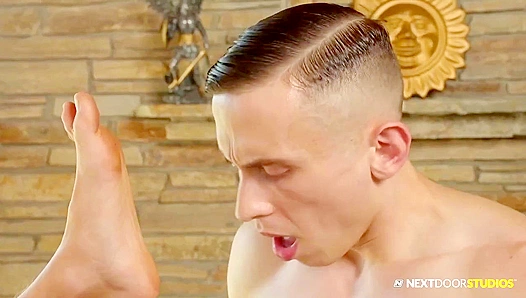 Raw Rapture: Dantes Brawny Bod Takes Dantes Tight Rear in Steamy Bondage Threesome –