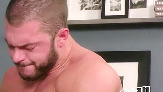 Raw, Unbridled Lust: Arnie Curtis Sweaty Thighs Grip Tight as He Rides Amateur Dick