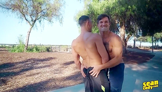 Brysens Raw Rear Ride: Jayce Stuffed Deep as They Pound from Behind - SeanCody