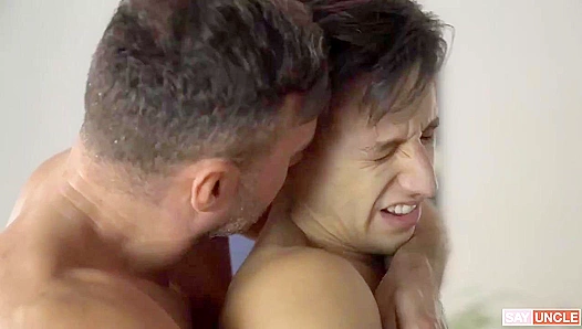 Manuel Skye Punishes Misbehaving Stepson Collins Rock Hard Erection in Intense Taboo