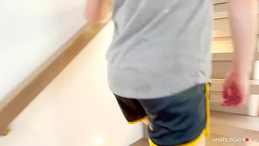 Felixs Tight Hole Squeezes Hard, Thrusting His Face into Raw Anal Delight –