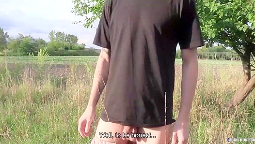 Czech Farmboys Outdoor Adventure: Hung Rugged Lover Pounds Curly Cutie Rough