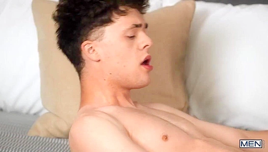 Troye Dean Powers Through Daniel Cades Tight Hole - Hung Thighs Bucking in Raw Gay Fuck