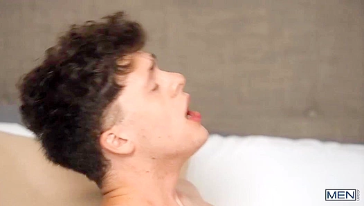 Troye Dean Powers Through Daniel Cades Tight Hole - Hung Thighs Bucking in Raw Gay Fuck