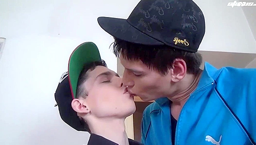 Aaron Aurora Marc Sage Ignite Steamy Kitchen Passion in Messy Gay Scene