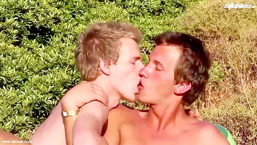 Mike Cage Jon Roz Ignite Passion in Raunchy Outdoor Threesome