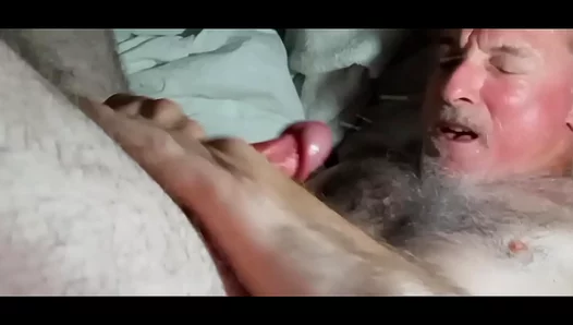 Slow-Motion Cream Explosion Paints His Features - Intimate Solo Encounter In High