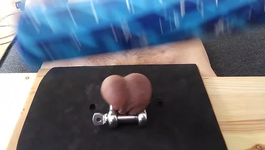 Intense CBT : Ball-Busting Scenes Expose Amateur Gay BDSM Painplay – BlueBat 18+