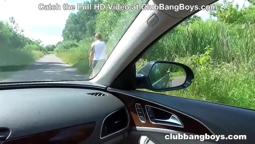Muscle Twinks Steamy Public Orgy: Cumming Hard + Teasing Fingers Outdoors –