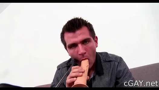 Steamy Spit Swap Fuels Intense Deepthroat Session - Churning Out a Massive Load for