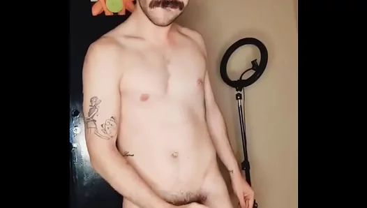 Hairy Bears Thick Cock Gets a Naughty Handjob Tease by His Kinky Bottom Lover – 18+