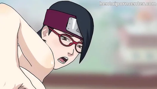 Sarada Dominates Naruto in Steamy Threeway Ride – XXXAnimeHentai