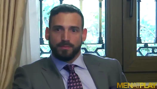 Steamy Boardroom Banging: Enzo Claims Darius Tight Ass in Slick Designer Suits – 18+