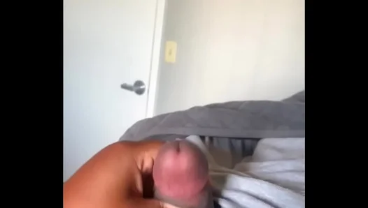 Morning Rush: Quick Thrust Masturbation Session Ignites His Aroused Morning – HomemadeGay