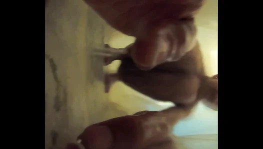 Steamy Showdown: Hung Stud Plays with Dildo Under Sizzling Shower Spray – GayXXX 18+
