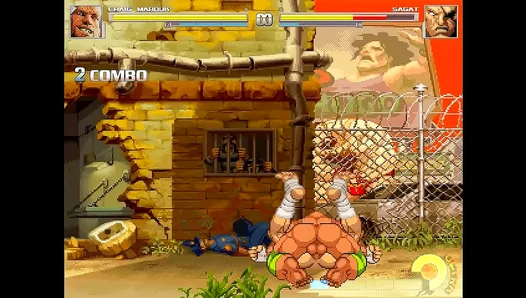 Muscle-Bound Rivals Engage in Sweaty, Intense Gay Threesome Showdown – MUGEN Heat 18+