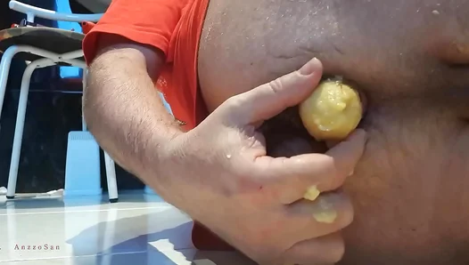 Deep Banana Delight: AnzzoSans Juicy Ass Play in Scorching Gay Action – TinyGays 18+