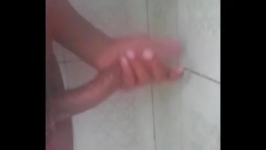 Washing Up for Intense Pleasure: Thick Ebony Shaft Exposed – HotGayScene 18+