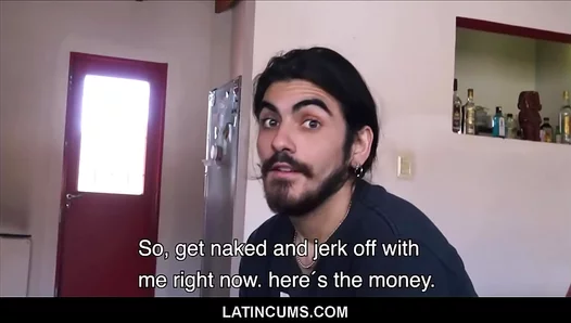 Steamy Latino Hunk Seduced for Cash: Anal Fun POV with Handsome Bro