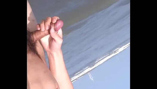 Beachside Bliss: Barefoot Boys Intense Outdoor Orgasm