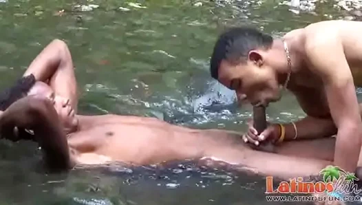 Latin Lovers Ignite Under Suns Heat: Hot Ass Play Fuels Throat-Tangling Deep Throat