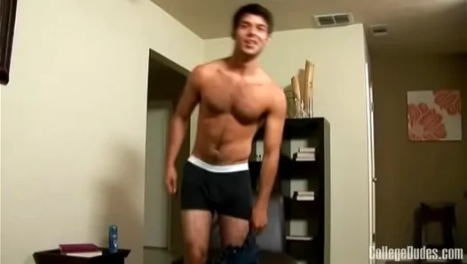 Diegos Intimate Solo Ride Concludes with a Thick Load – Hottest Twink Cream Pie 18+