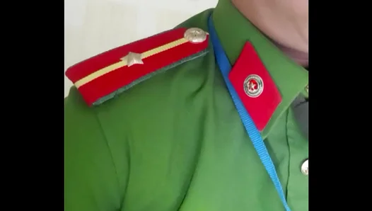Dominant Vietnam Police Officers Engage in Rough, Kinky Power Play with Chiseled Superior