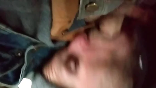 Screamers Sizzling Return: Steamy Deep Throat in the Backseat Ends with a Thick Load –