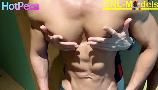 Adoring the Ripped Asian Stud: Intense Nipple Teasing Pectoral Suckling Frenzy – 18+