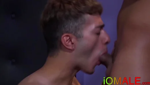 Enzo Mayer Moans Ecstatically as Thick Dicks Pound Him Deep in Steamy Threesome with