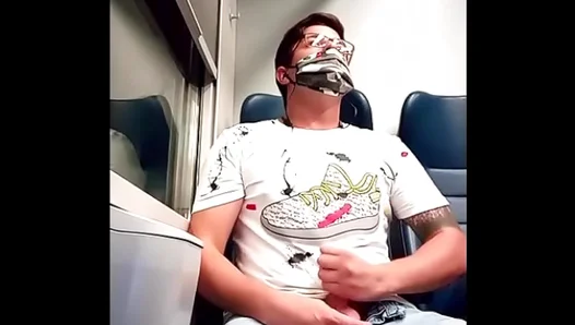 Italian Train Orgasm: Masturbating Wild Amidst Steamy Strangers