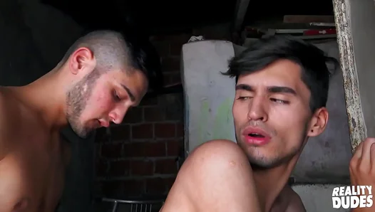 Thirsty Bottom Devours Alphas Volatile Load During Intense Blowjob Pounding Orgy